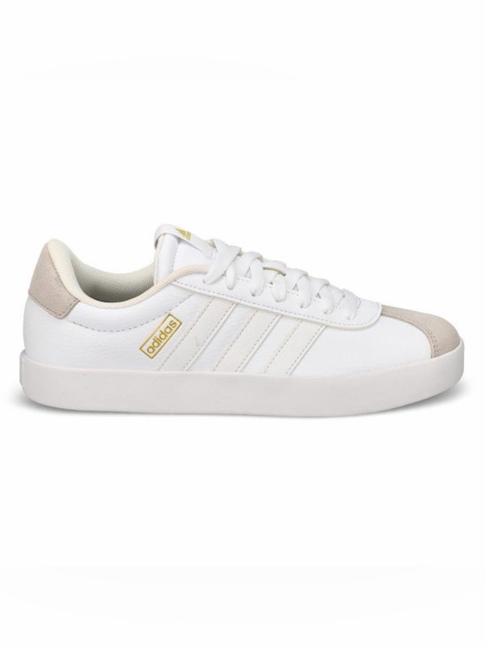Adidas Classic Court Sneakers – White Leather – Size 7.5